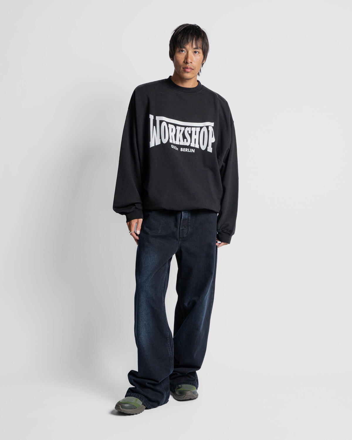 032c ''VICTOR'' BUBBLE CREWNECK | F24-URC-0521-050 | AFEW STORE